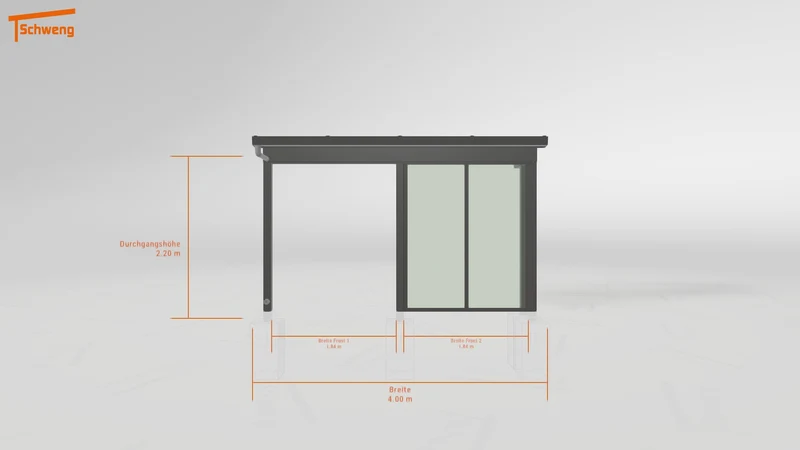 #AT Schweng Terrassenüberdachung S350 (ID qdx8kn)