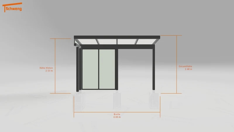 #AT Schweng Terrassenüberdachung S350 (ID qdx8kn)