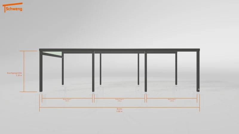 #AT Schweng Pultdachcarport S400 (ID 33599p) #MTG