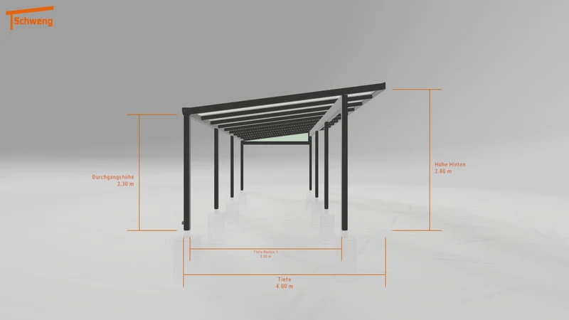#AT Schweng Pultdachcarport S400 (ID 33599p) #MTG