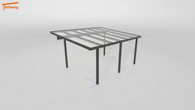 #DE Schweng Pultdachcarport S400 (ID n5ywwv)