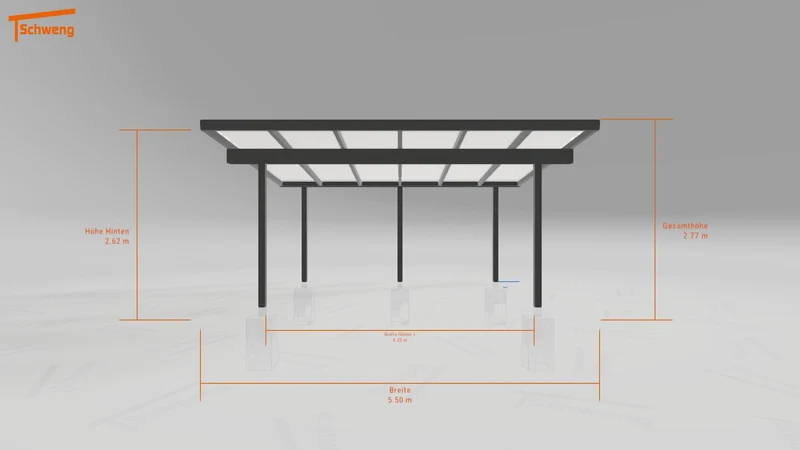 #DE Schweng Pultdachcarport S400 (ID n5ywwv)
