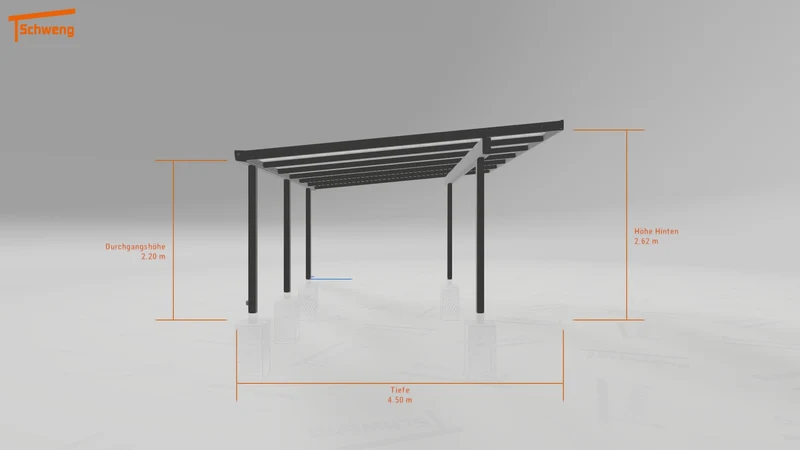 #DE Schweng Pultdachcarport S400 (ID n5ywwv)