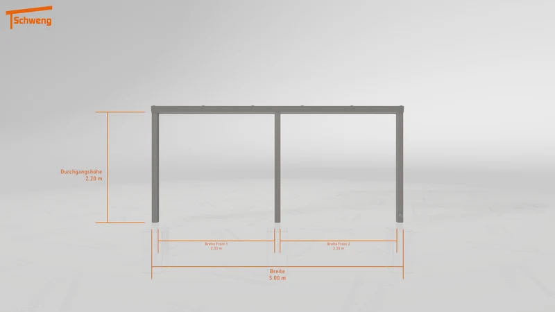 #DE Schweng Terrassenüberdachung S350 (ID k2483g)