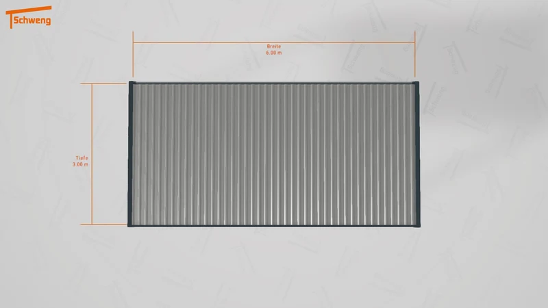 #DE Schweng Flachdachcarport C600 (ID 5mx2dk) #MTG