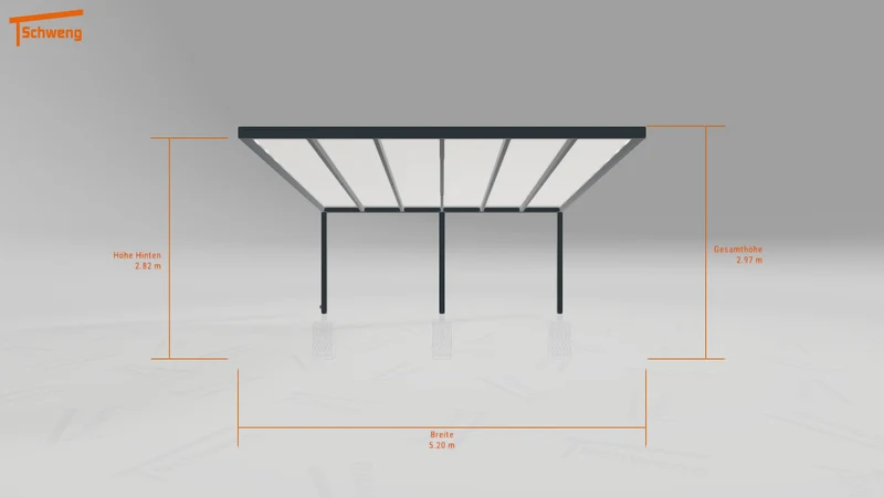 #DE Schweng Terrassenüberdachung S400 (ID k248gg) #MTG