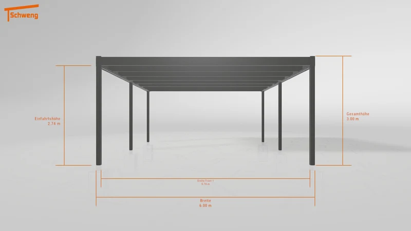 #DE Schweng Flachdachcarport C600+ (ID 9wz2ng) #MTG