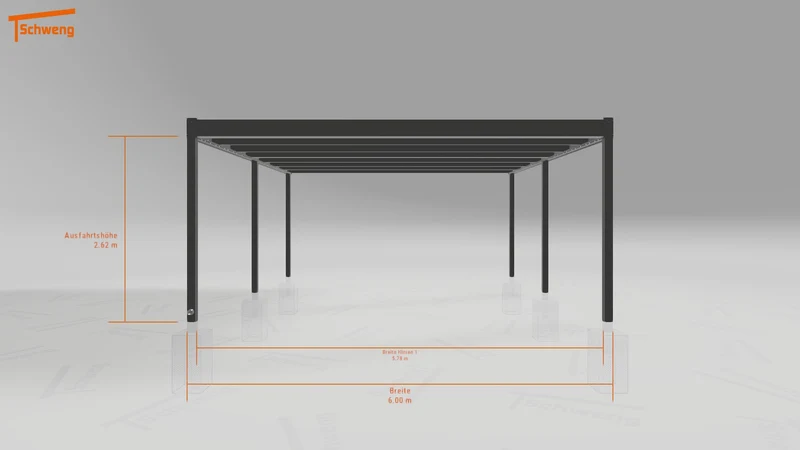 #DE Schweng Flachdachcarport C600+ (ID 9wz2ng) #MTG