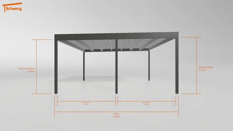 #DE Schweng Flachdachcarport C600+ (ID 9wz2ng) #MTG