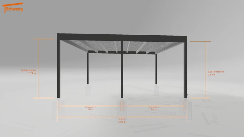#DE Schweng Flachdachcarport C600+ (ID 9wz2ng) #MTG