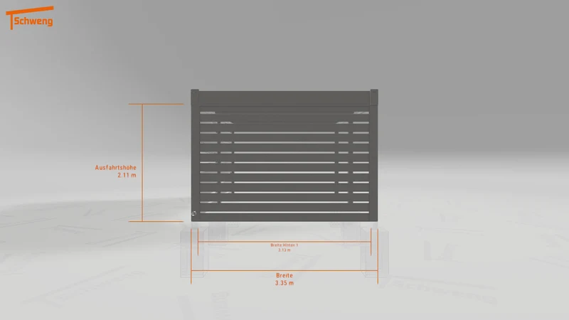 #DE Schweng Flachdachcarport C600 (ID bk4b9v)