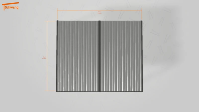 #DE Schweng Flachdachcarport C600 (ID bk4bd7) #MTG