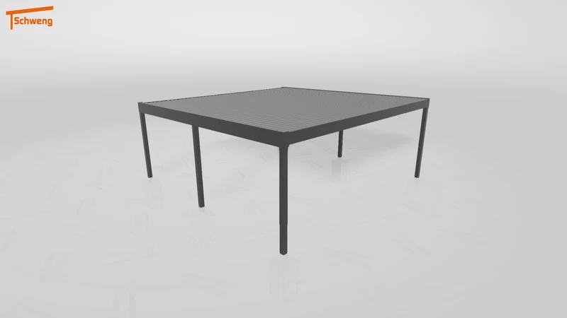 #DE Schweng Flachdachcarport C600+ (ID x7pdrj)