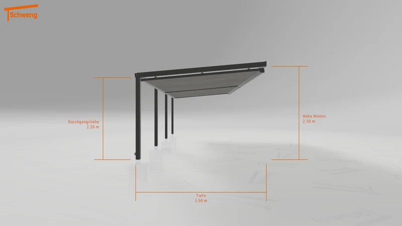 #DE Schweng Terrassenüberdachung S350 (ID mj9wmr)