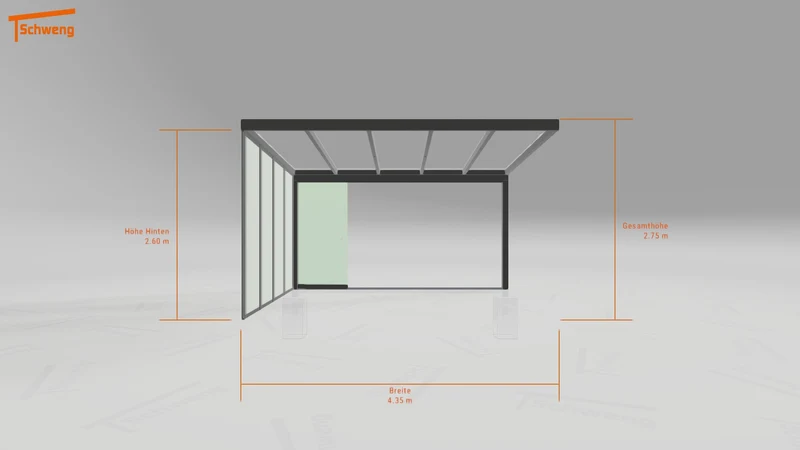 #AT Schweng Terrassenüberdachung S400 (ID zb2rmg)