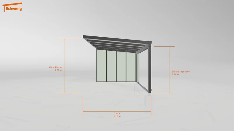 #AT Schweng Terrassenüberdachung S400 (ID zb2rmg)