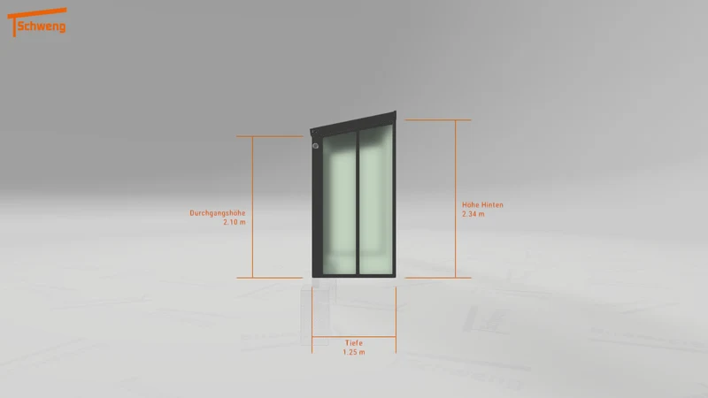 #DE Schweng Terrassenüberdachung S350 (ID ygv3zz)