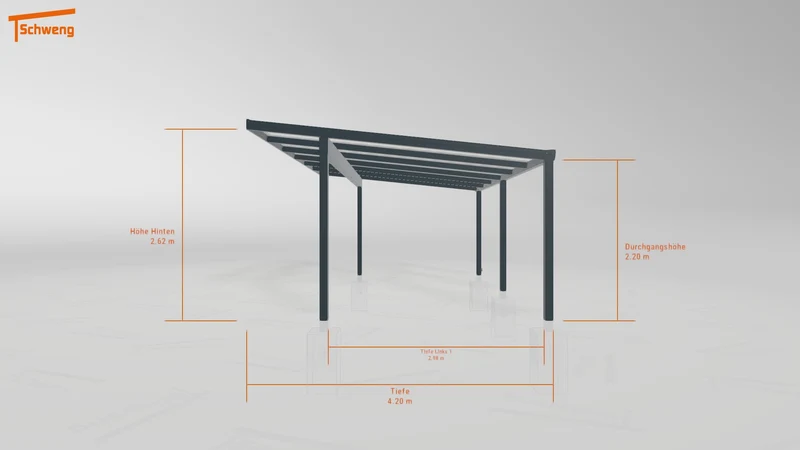 #AT Schweng Pultdachcarport S400 (ID n5yqw4) #MTG