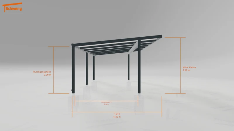 #AT Schweng Pultdachcarport S400 (ID n5yqw4) #MTG
