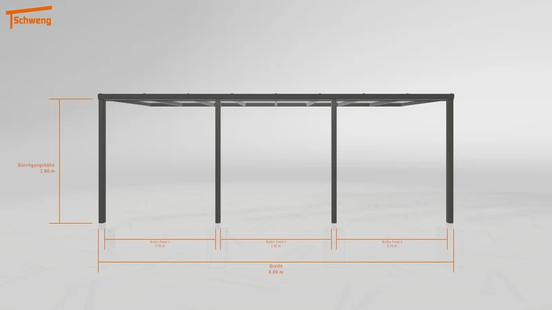 #CH Schweng Pultdachcarport S350 (ID mj9mw5)