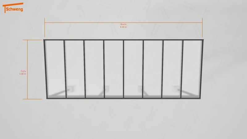 #CH Schweng Pultdachcarport S350 (ID mj9mw5)