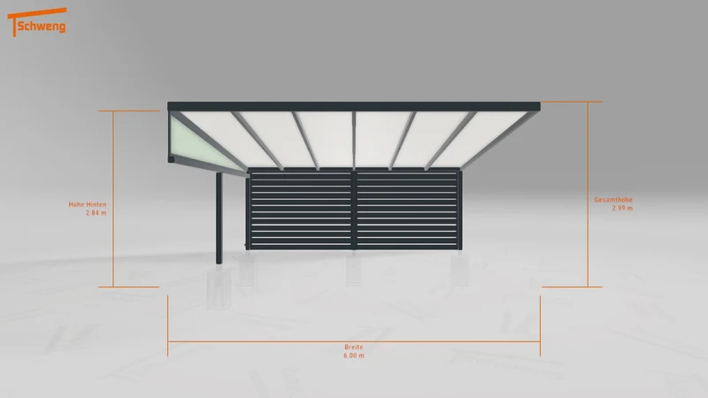 #DE Schweng Pultdachcarport S400 (ID ygvdbv) #MTG