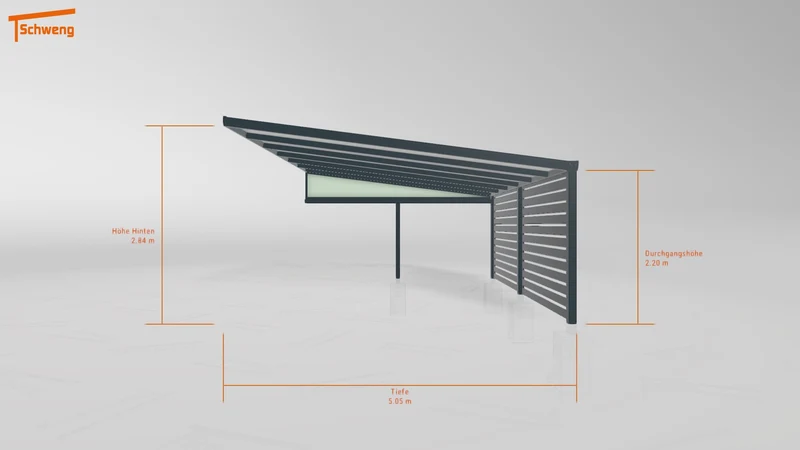 #DE Schweng Pultdachcarport S400 (ID ygvdbv) #MTG