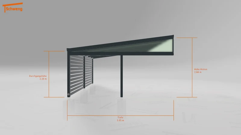 #DE Schweng Pultdachcarport S400 (ID ygvdbv) #MTG