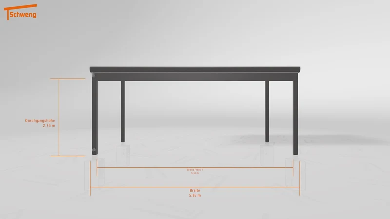 #DE Schweng Terrassenüberdachung S400 (ID g72r7q)