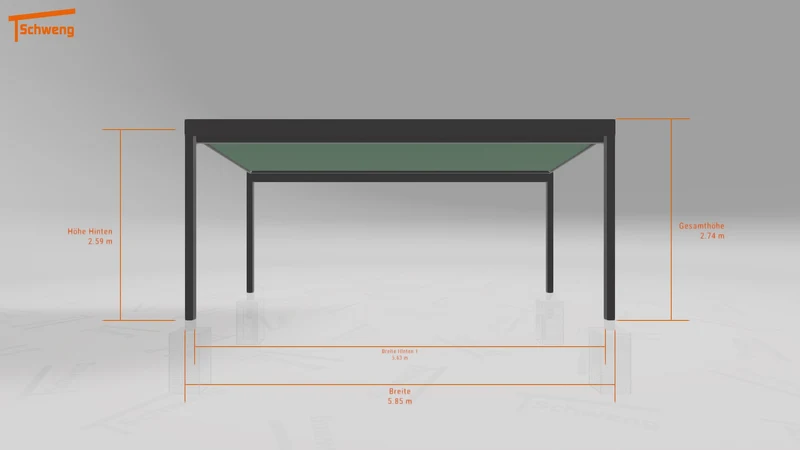 #DE Schweng Terrassenüberdachung S400 (ID g72r7q)