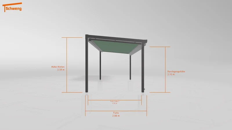 #DE Schweng Terrassenüberdachung S400 (ID g72r7q)