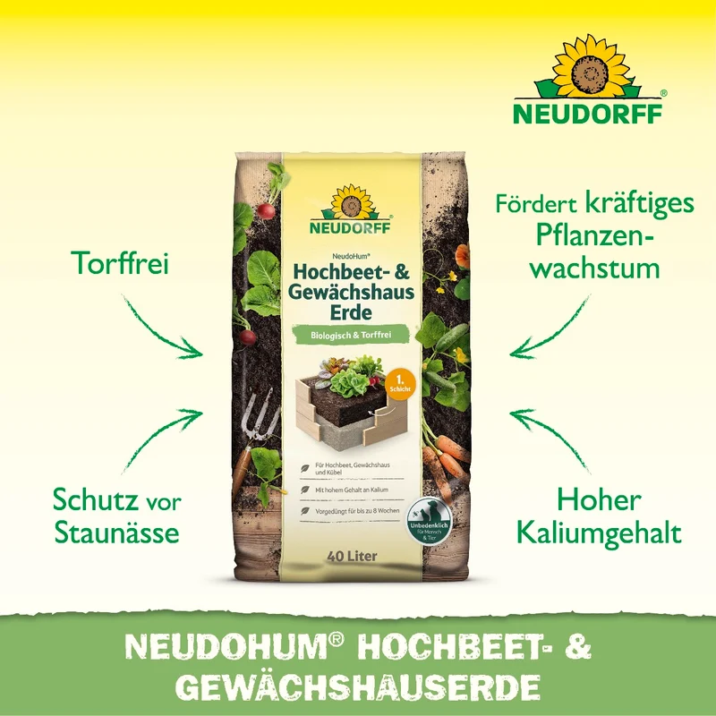 NeudoHum Hochbeet & GewächshausErde