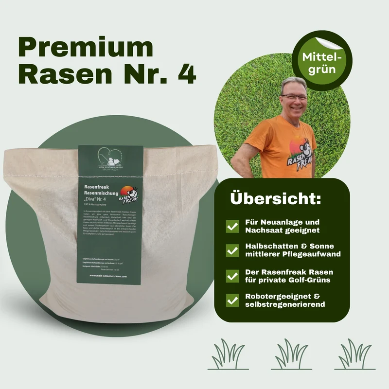 Rasenfreak's Diva Nr. 4 | Der perfekte Zierrasen