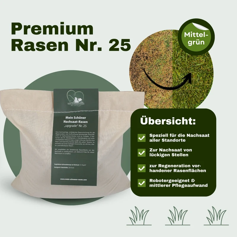 Rasen-Upgrade Nr. 25 | Die schnelle Nachsaat