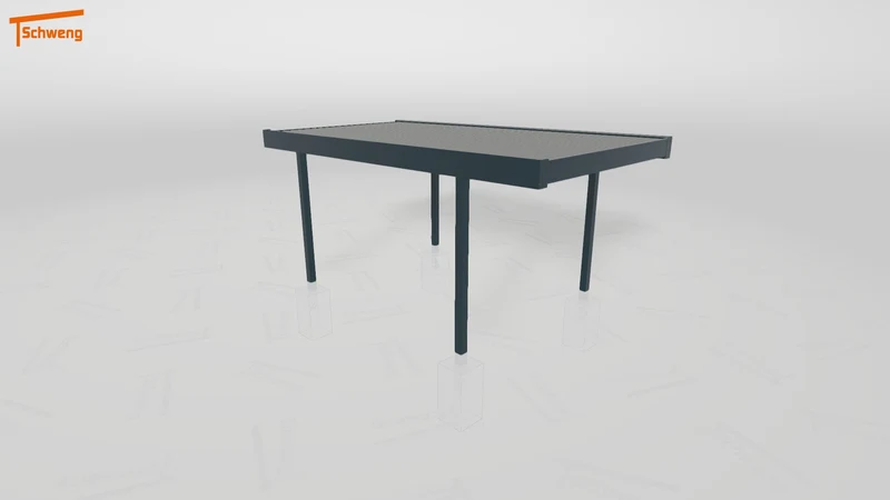 #DE Schweng Flachdachcarport C600+ (ID dv4r9q) #MTG