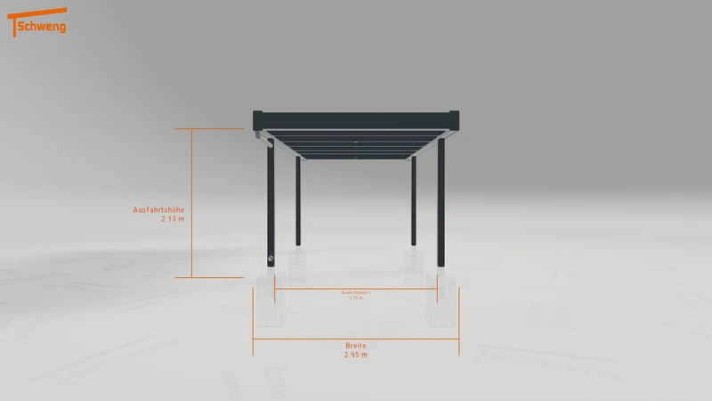 #DE Schweng Flachdachcarport C600+ (ID dv4r9q) #MTG