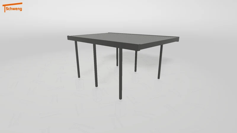 #DE Schweng Flachdachcarport C600 (ID dv4r7q)
