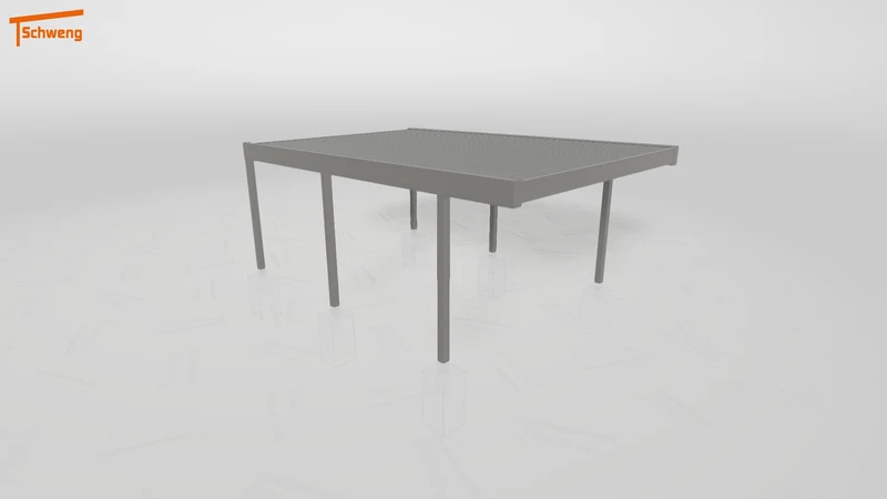 #DE Schweng Flachdachcarport C600 (ID 2qy3wq) #MTG