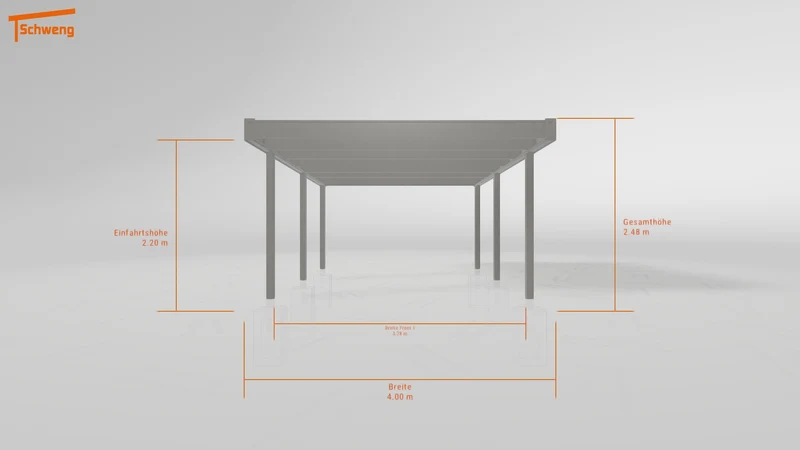 #DE Schweng Flachdachcarport C600 (ID 2qy3wq) #MTG