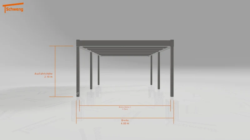 #DE Schweng Flachdachcarport C600 (ID 2qy3wq) #MTG