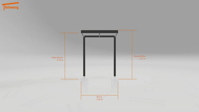 #DE Schweng Terrassenüberdachung S350 (ID w3bdk7)