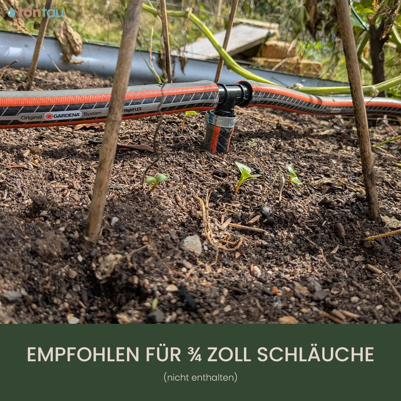 tontau ONE - Bewässerungssystem aus Ton für den Garten