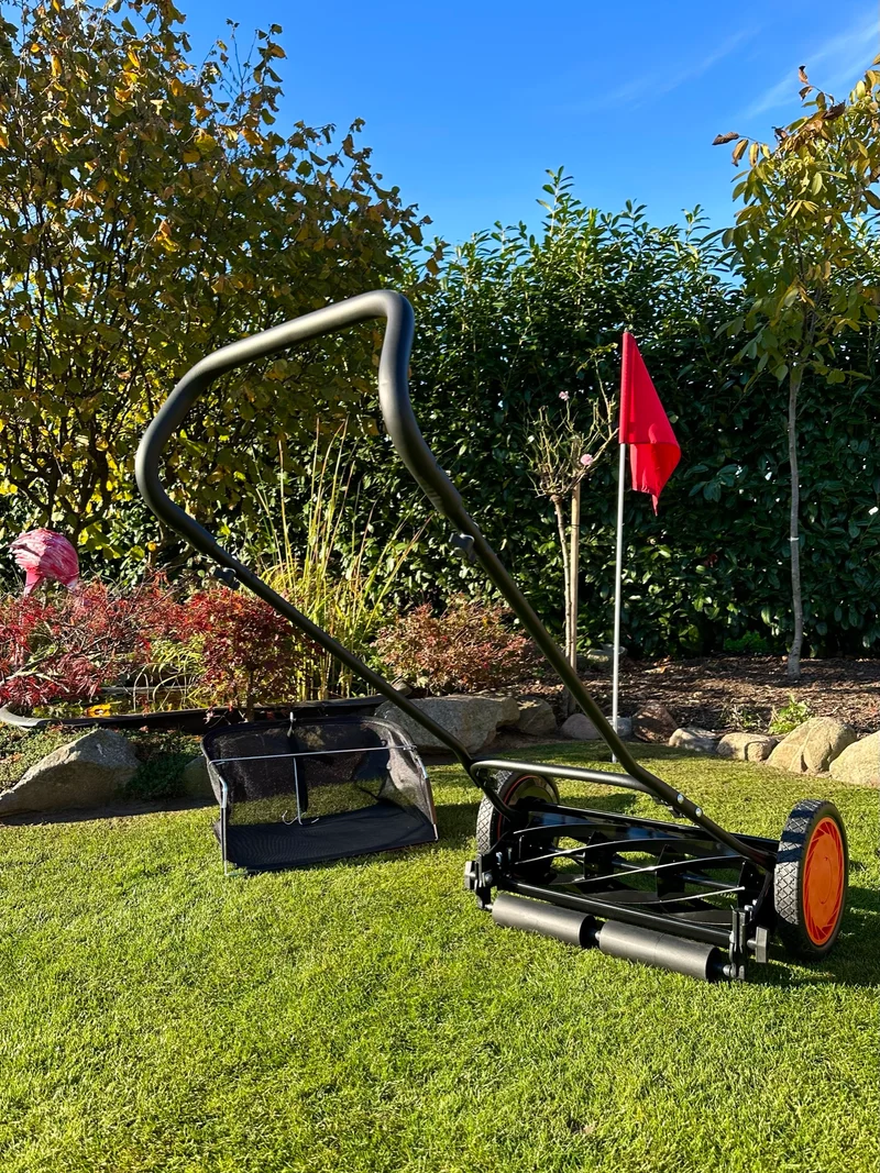 Earthwise Spindelmäher 18" 7 Messer mit Fangkorb