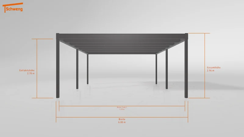 #DE Schweng Flachdachcarport C600 (ID g729yn) #MTG