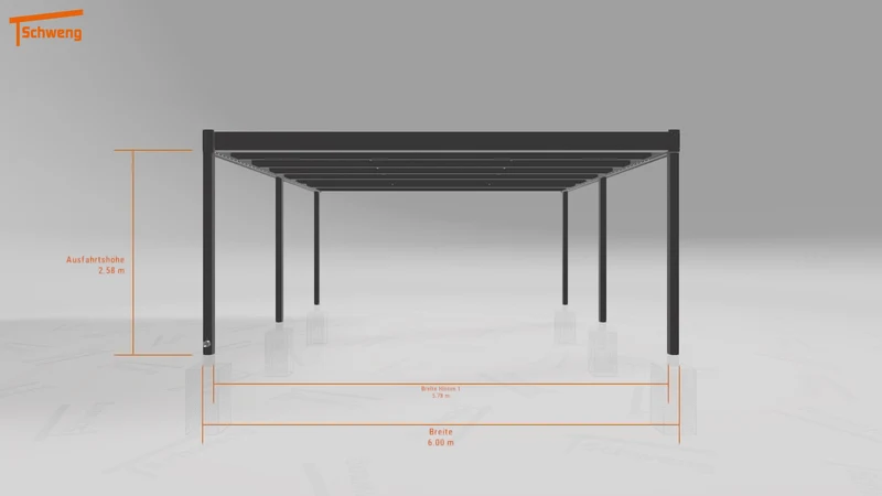 #DE Schweng Flachdachcarport C600 (ID g729yn) #MTG