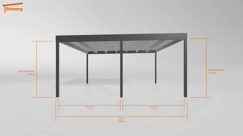 #DE Schweng Flachdachcarport C600 (ID g729yn) #MTG