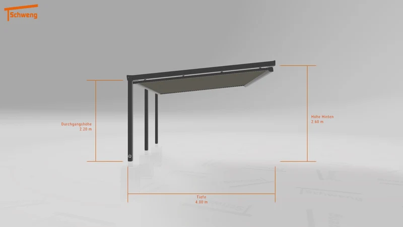#DE Schweng Terrassenüberdachung S400 (ID 5mx4mw)