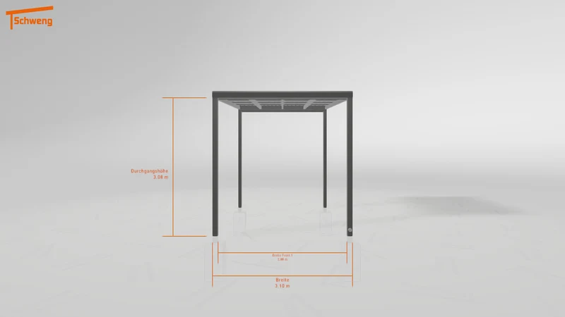 #DE Schweng Pultdachcarport S400 (ID ygvdgk)