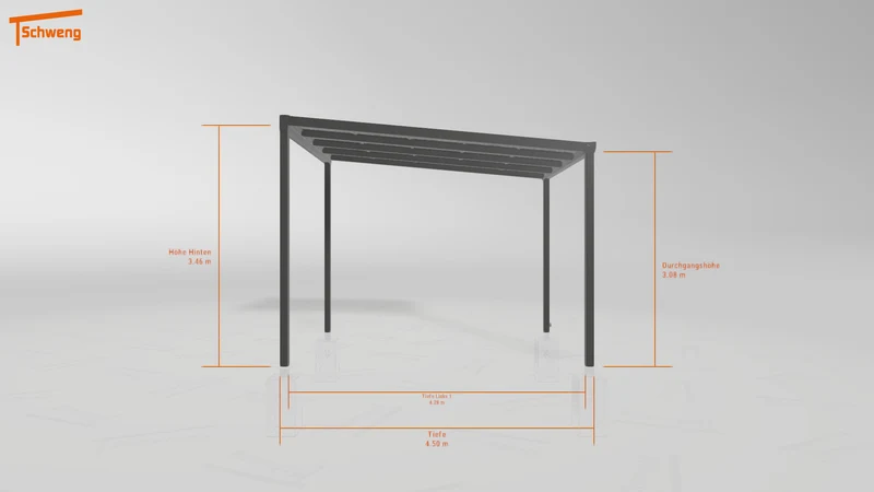 #DE Schweng Pultdachcarport S400 (ID ygvdgk)