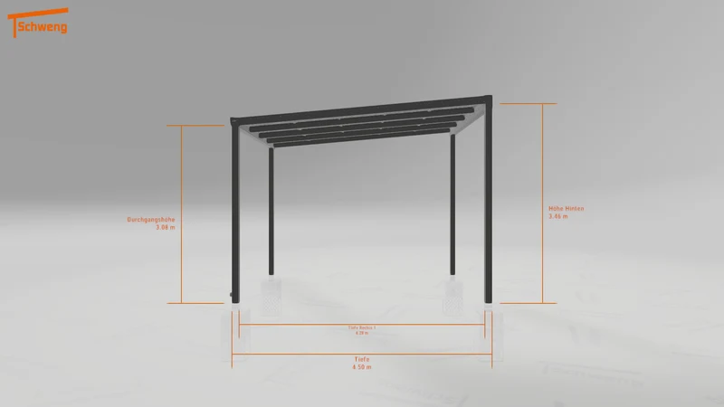 #DE Schweng Pultdachcarport S400 (ID ygvdgk)